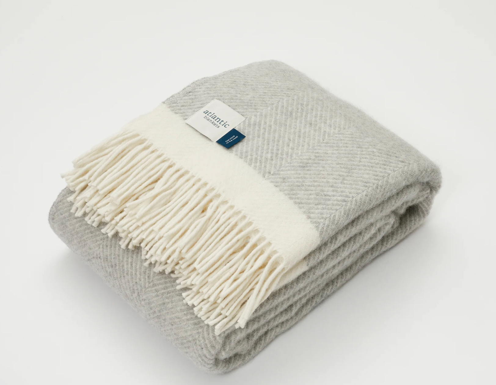 Cornish Herringbone Wool Blanket