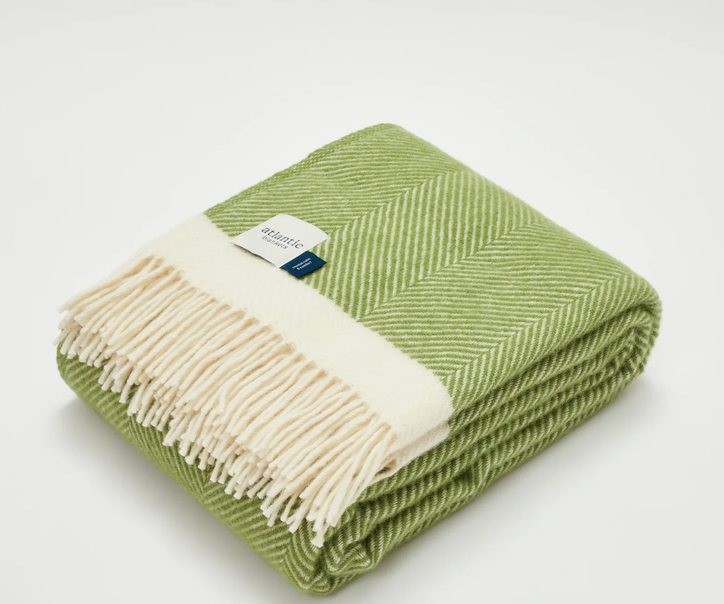 Cornish Herringbone Wool Blanket