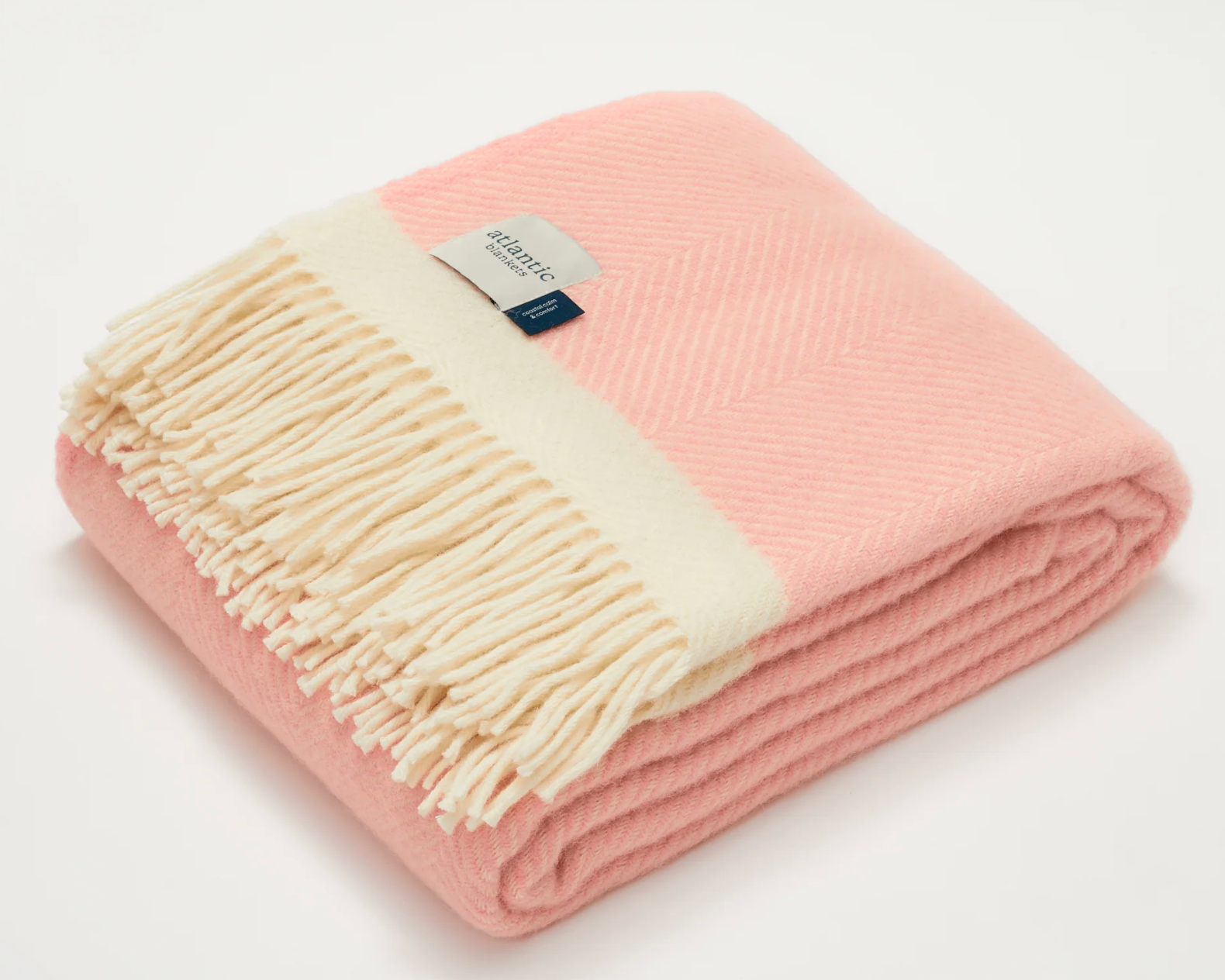 Cornish Herringbone Wool Blanket