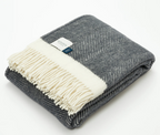 Cornish Herringbone Wool Blanket