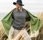 Cornish Herringbone Wool Blanket